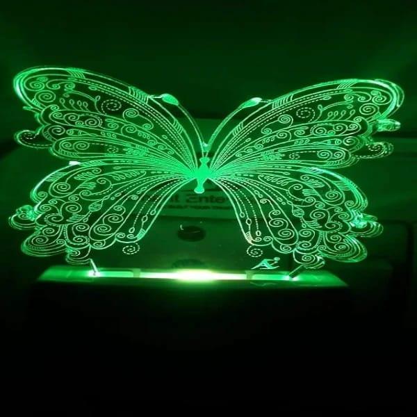 3D Illusion Night Lamp – Acrylic LED Table Lamp for Home Décor, Bedroom & Gift – Soft White Light
