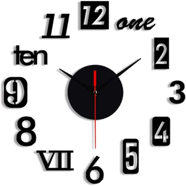 Wooden 3D DIY Wall Clock