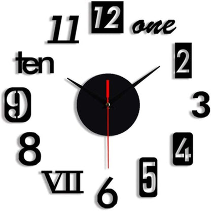 Wooden 3D DIY Wall Clock